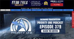 Desktop Screenshot of priorityonepodcast.com