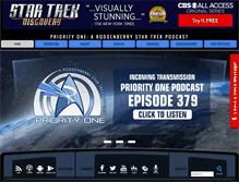 Tablet Screenshot of priorityonepodcast.com